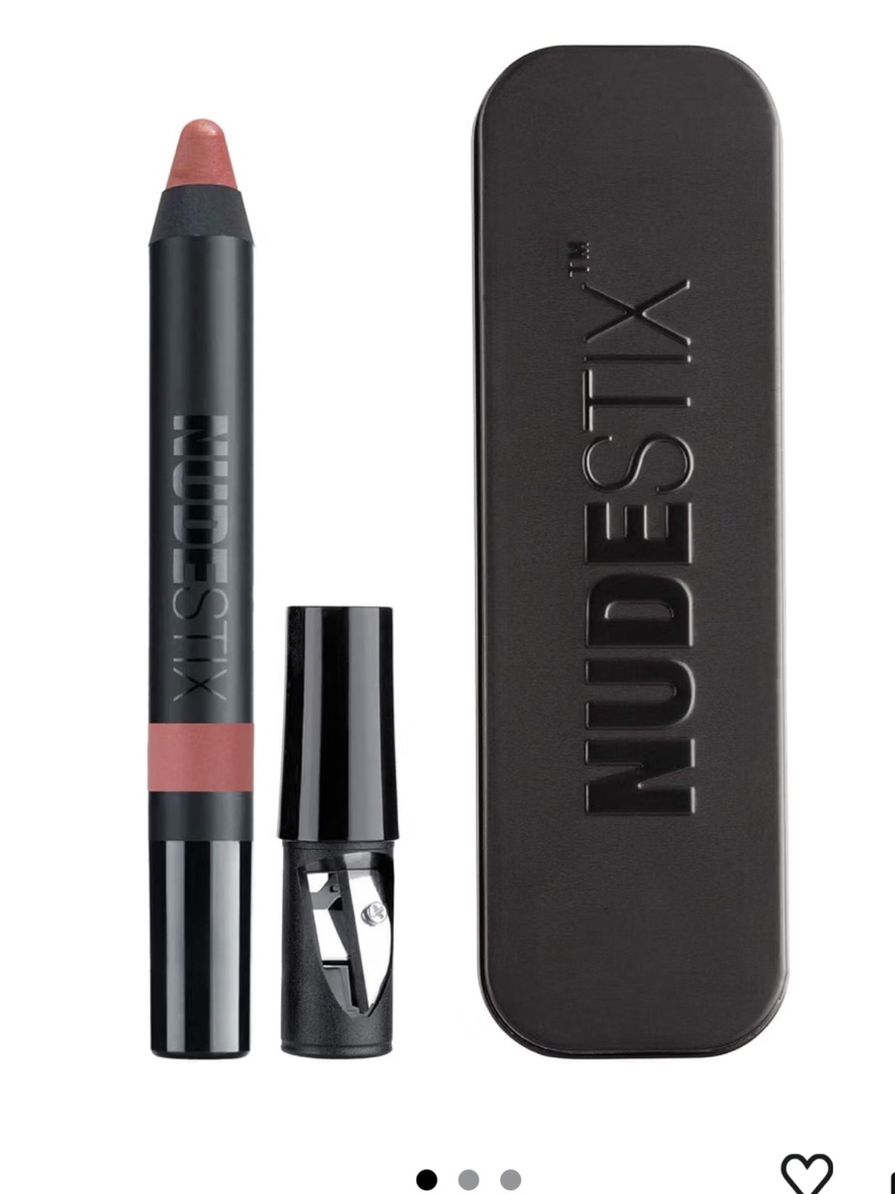 NUDESTIX Lip & Cheek Pencil in Posh! with Sharpener